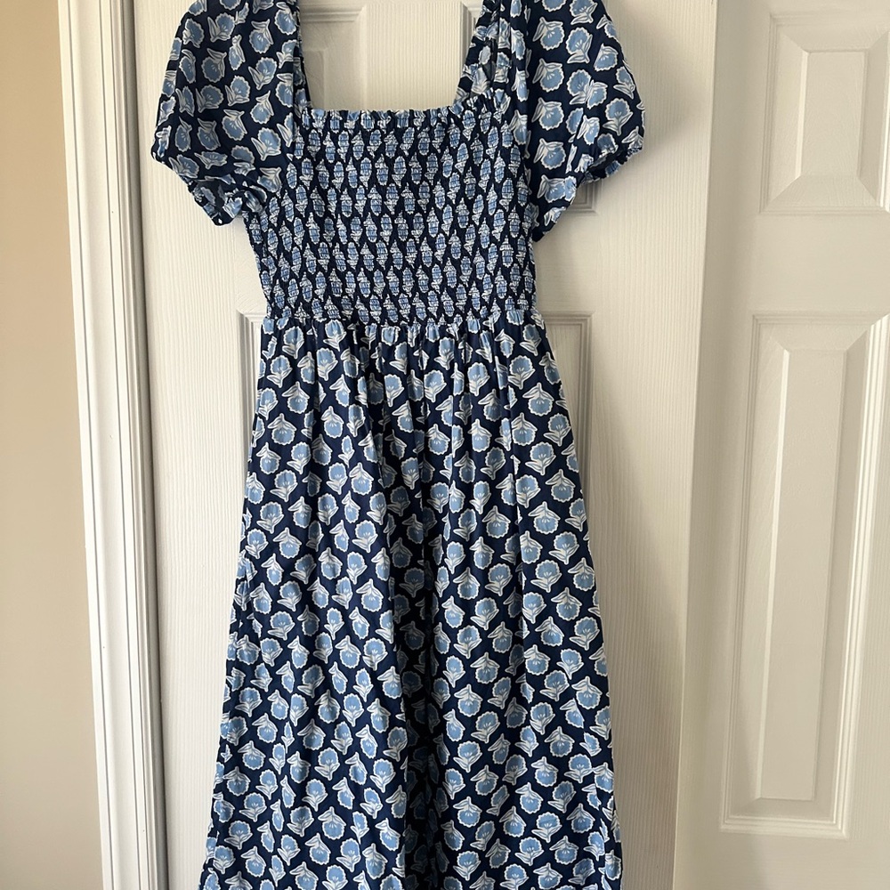Blue Floral Dress